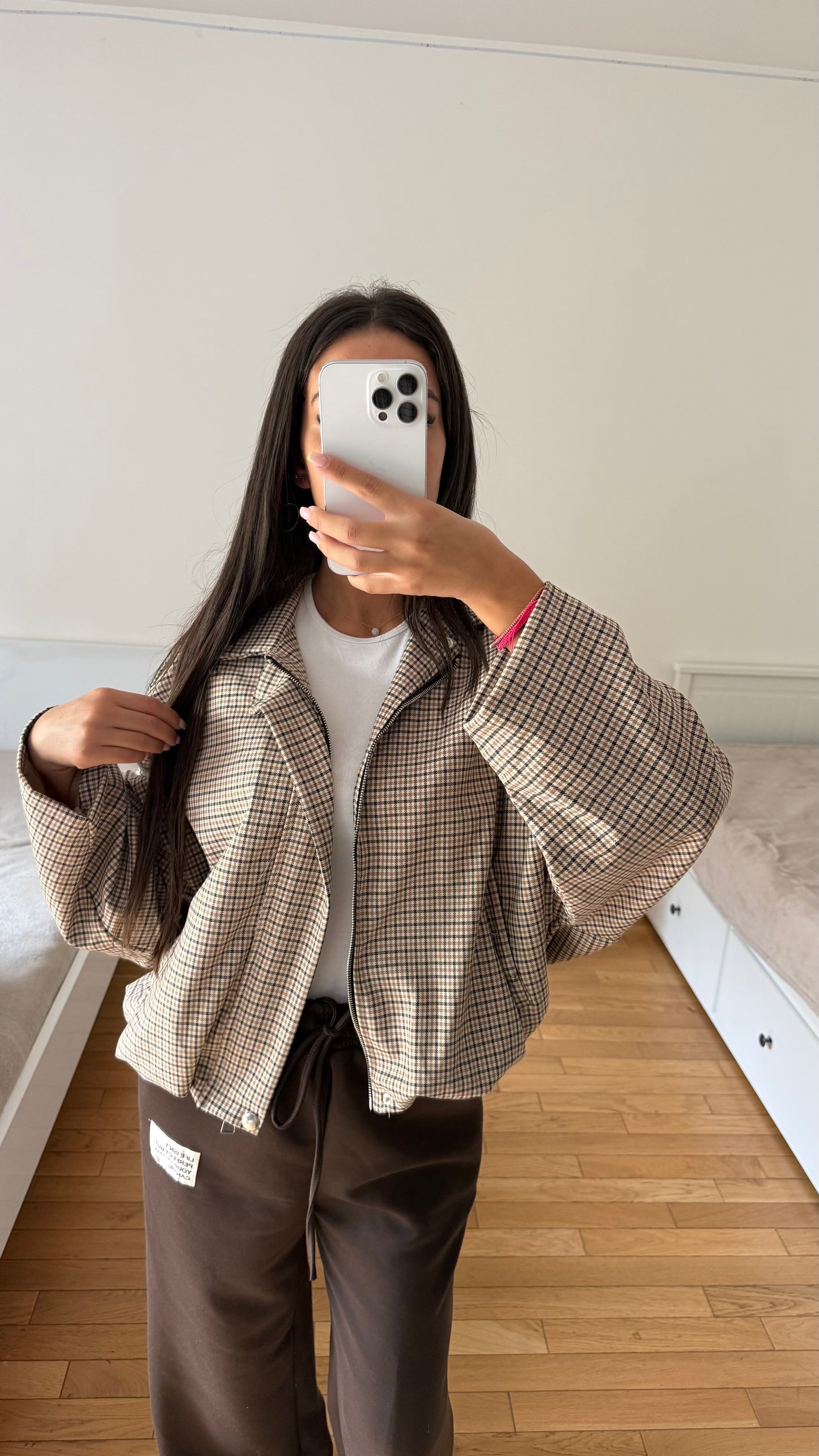 Veste carreaux