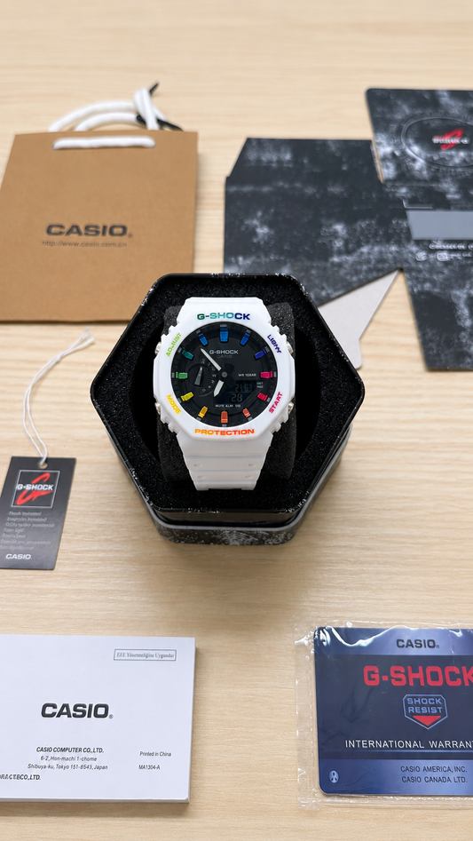 G shock blanche couleurs