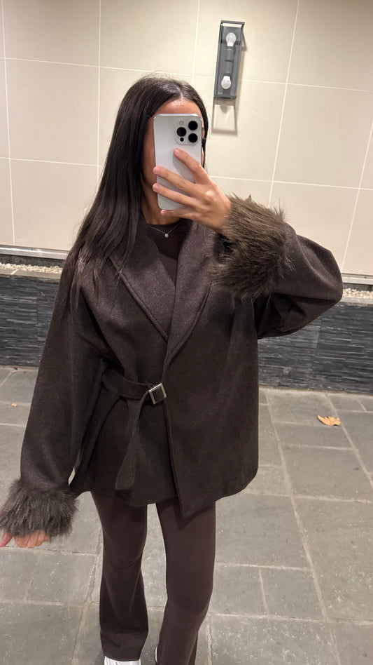 Manteau Lisa marron