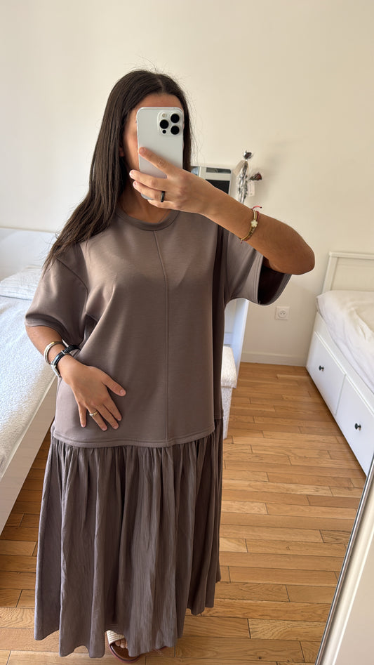 Robe taupe