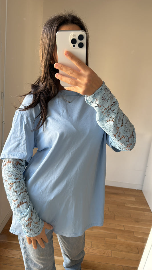 Pull bleu