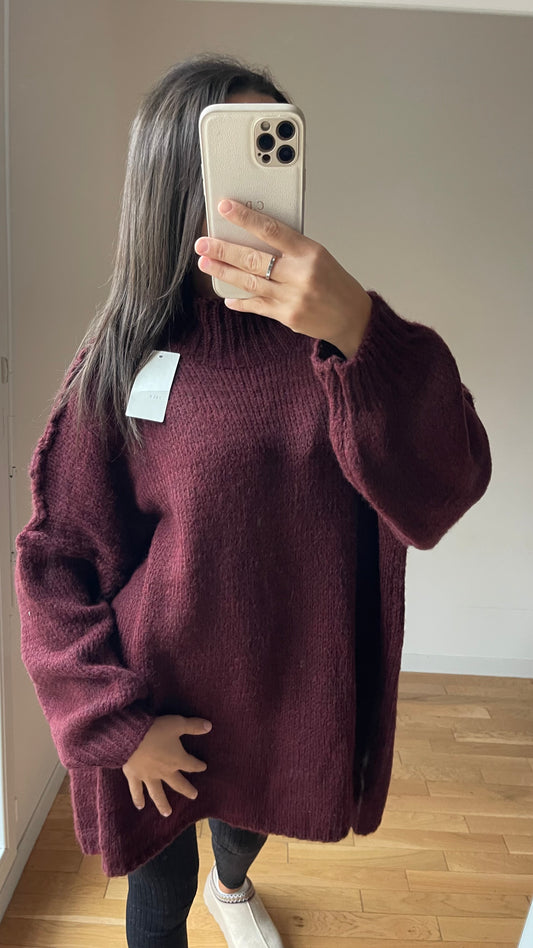 Pull bordeaux