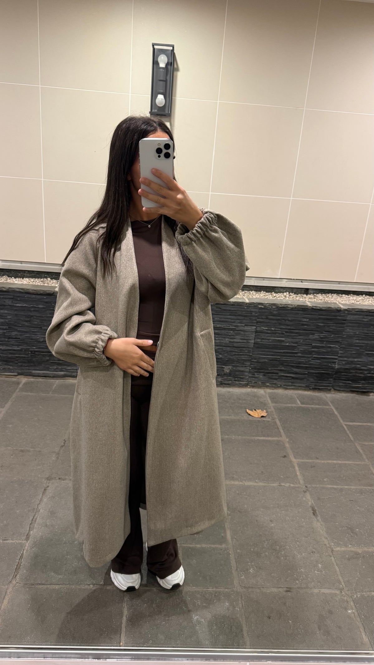 Manteau Leila taupe