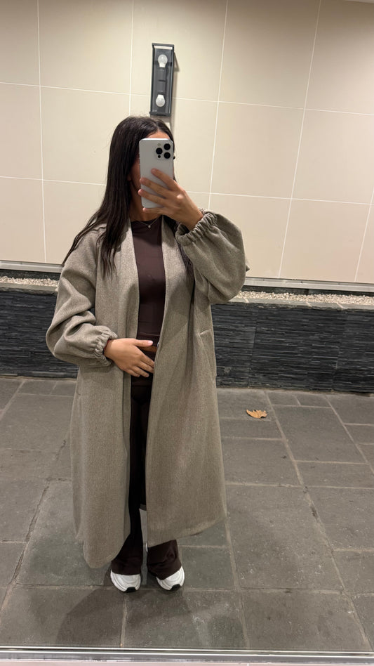 Manteau Leila taupe