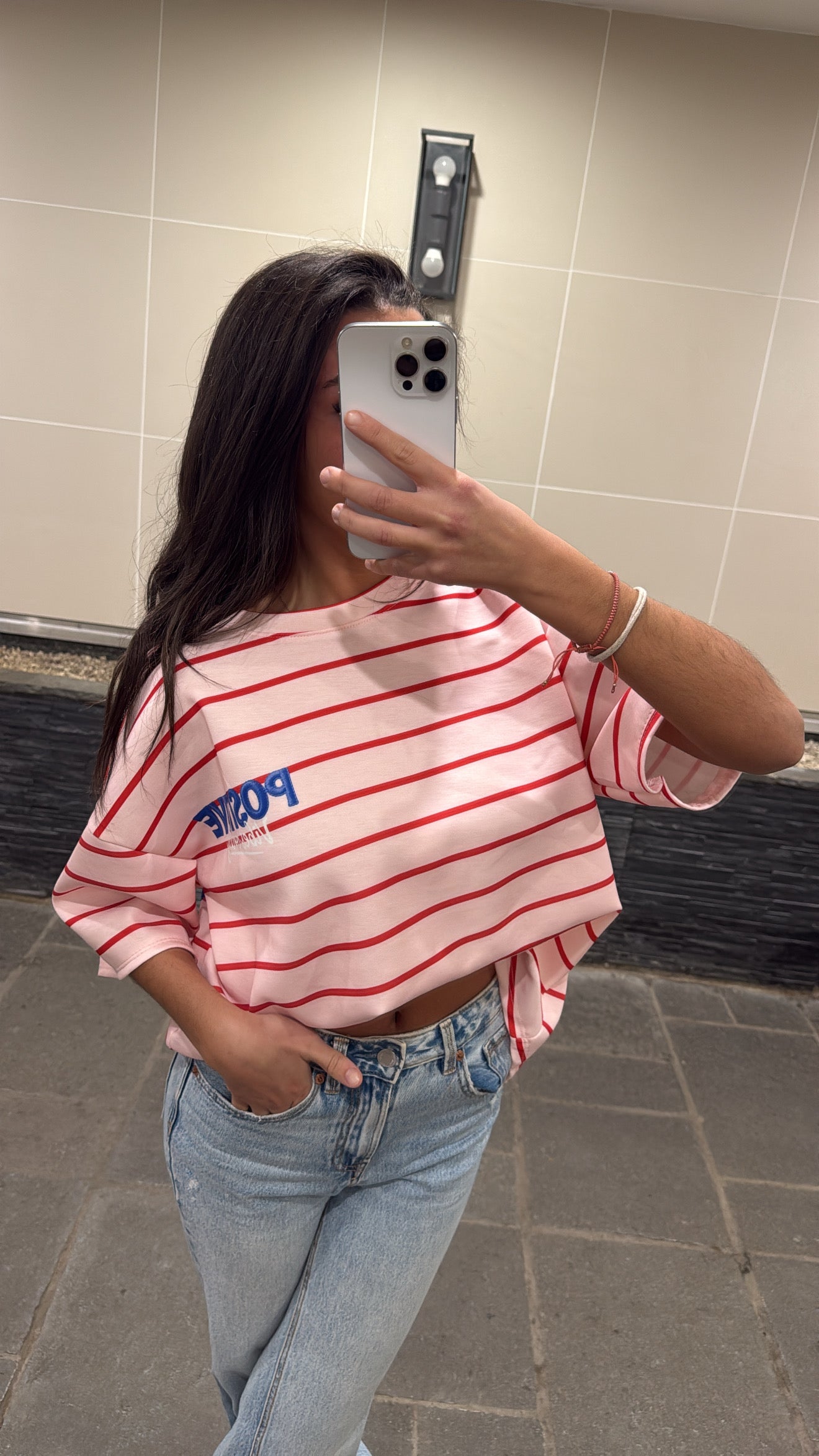 T shirt positive rose