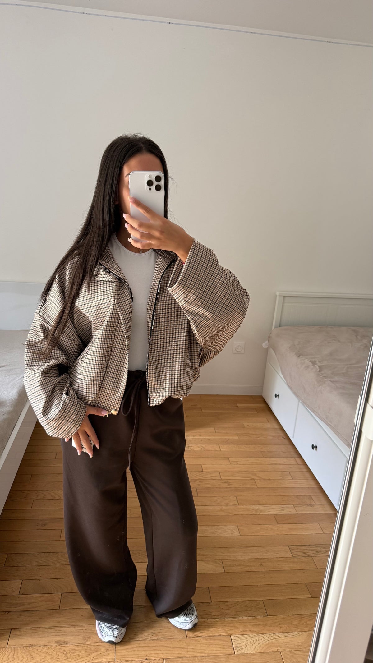 Veste carreaux