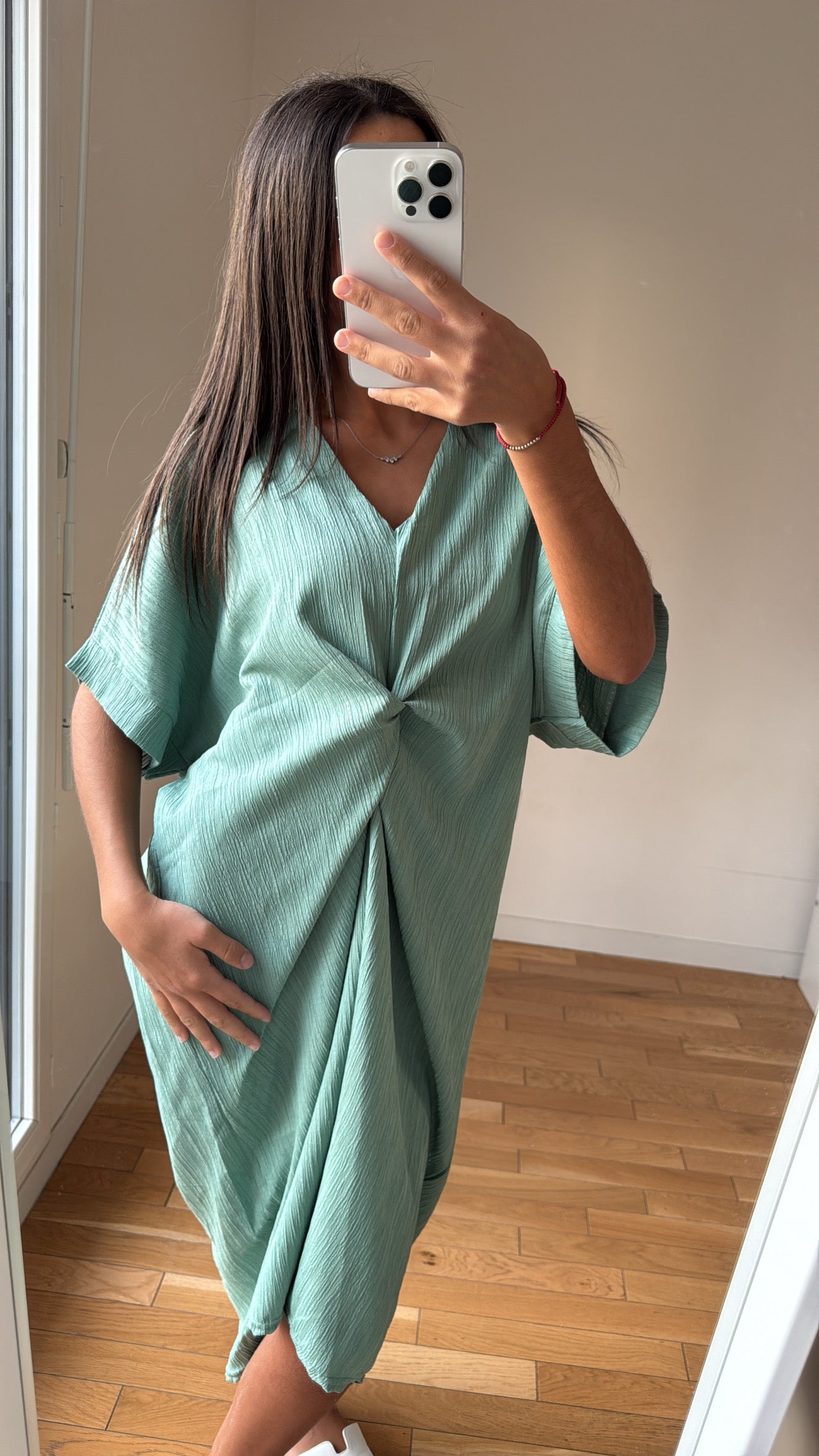 Robe bleu turquoise