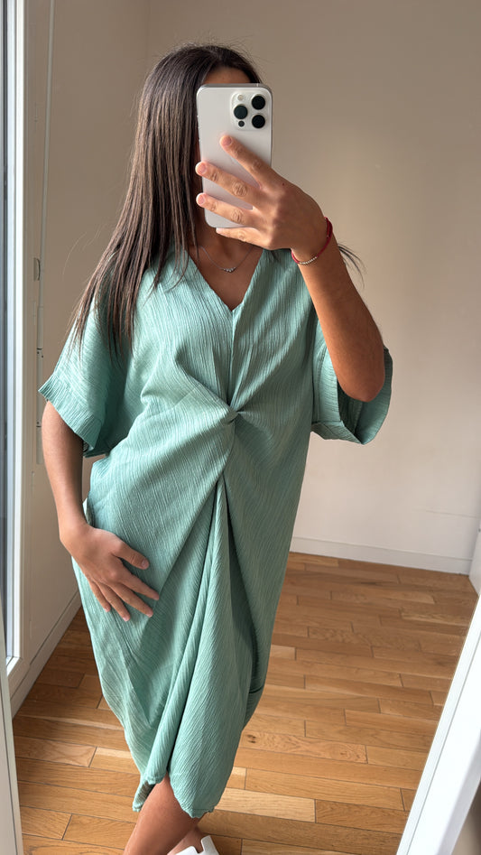 Robe bleu turquoise