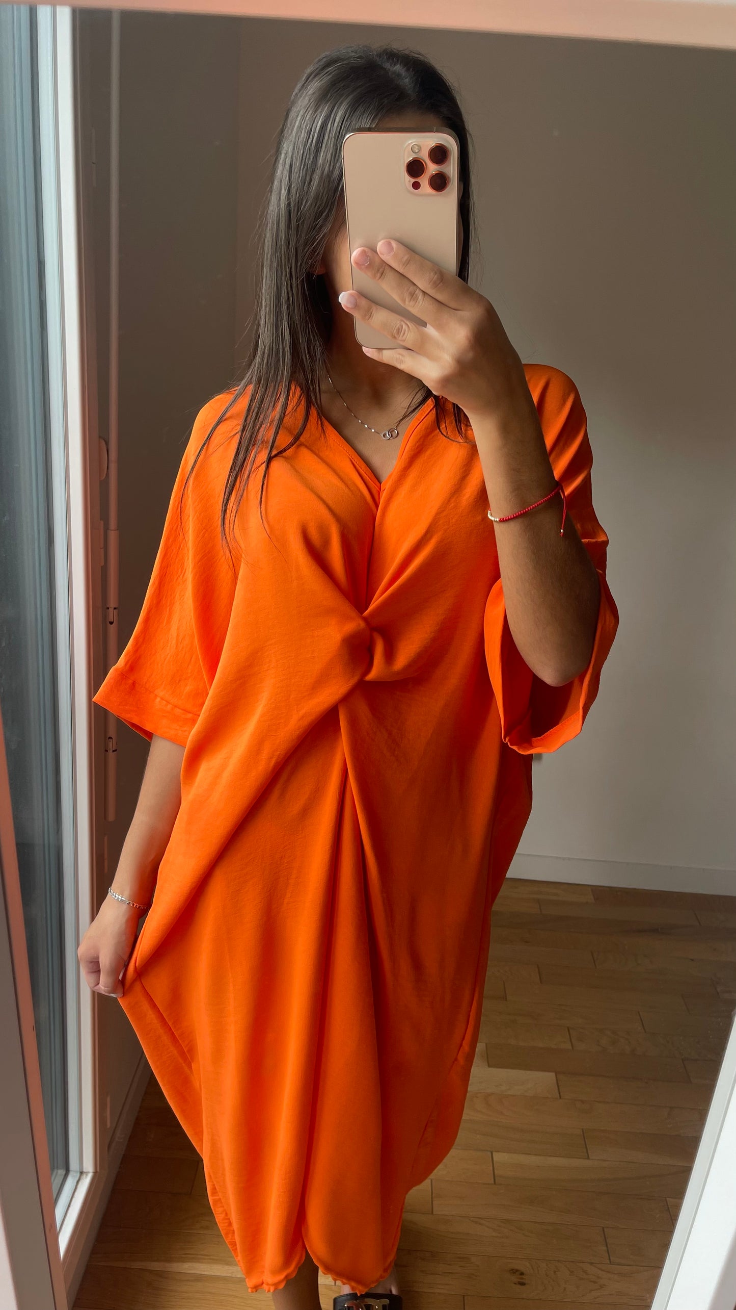 Robe légère orange