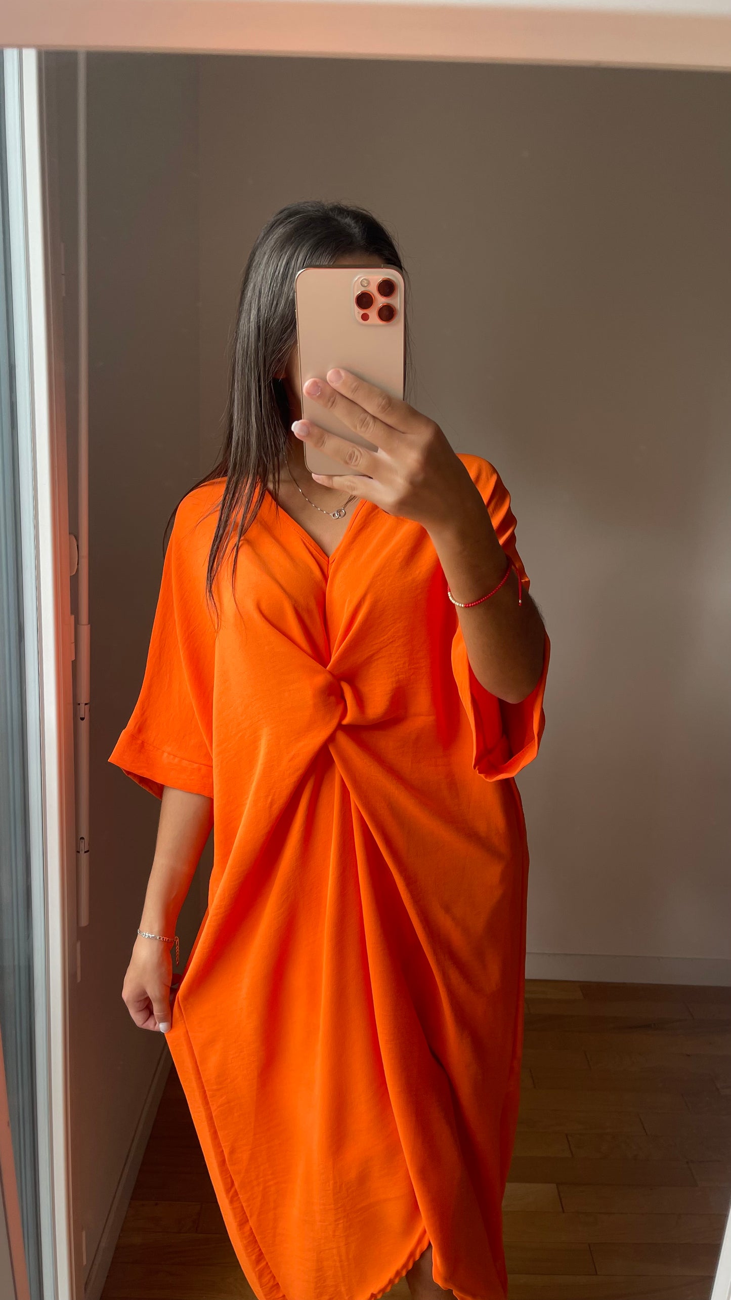 Robe légère orange