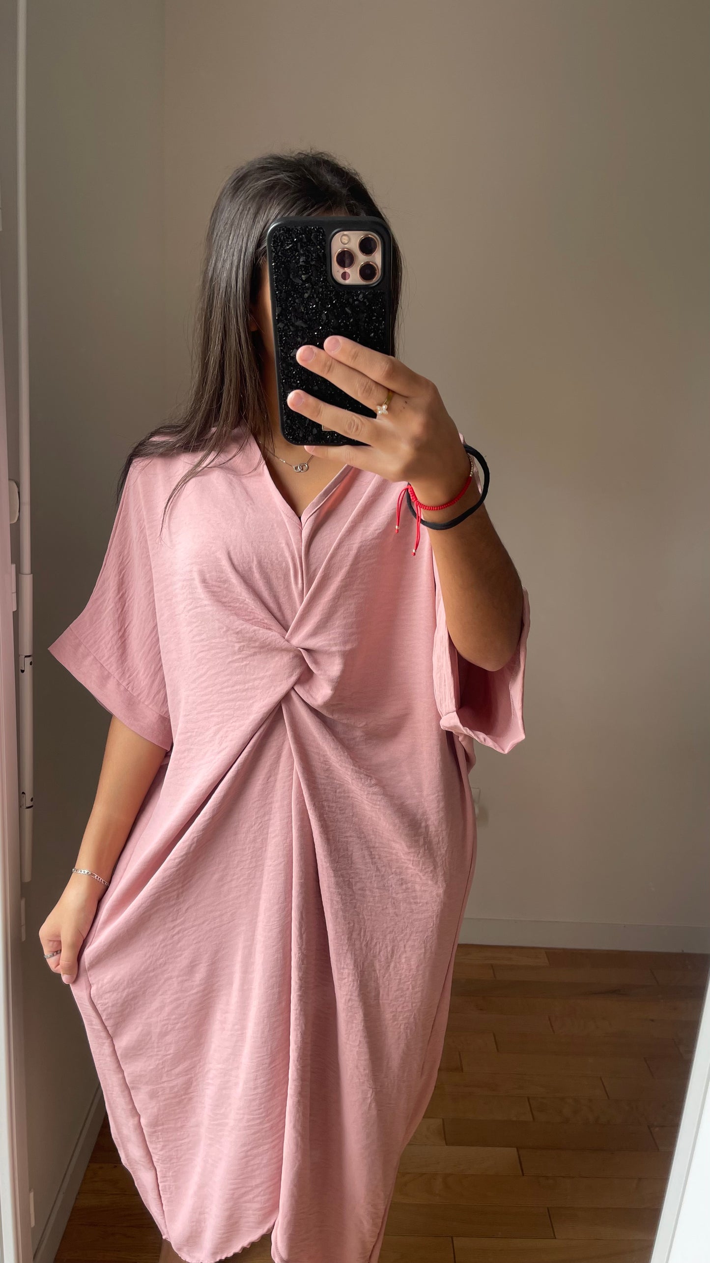 Robe légère rose pale