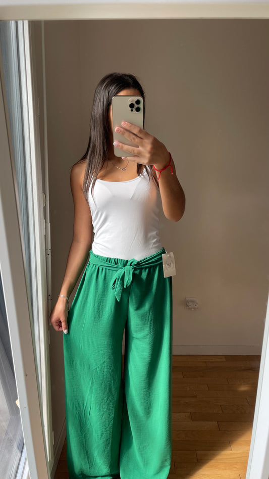 Pantalon léger vert