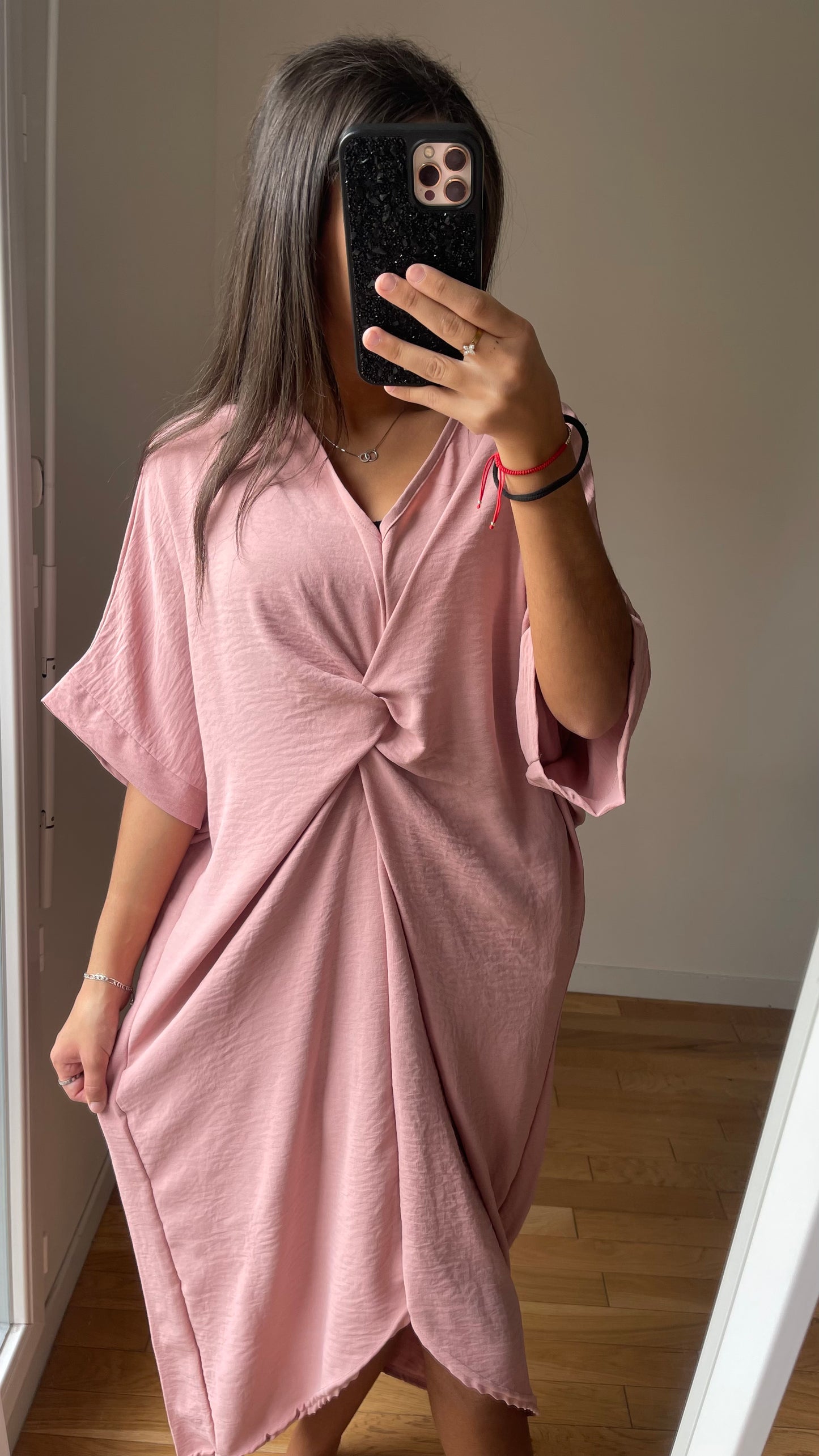 Robe légère rose pale