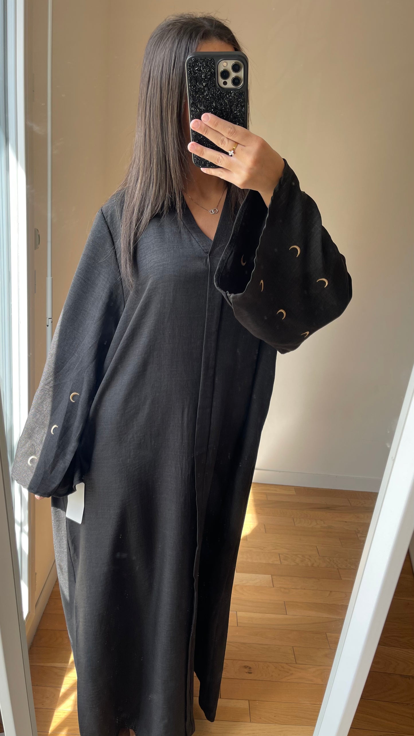 Abaya lune noire