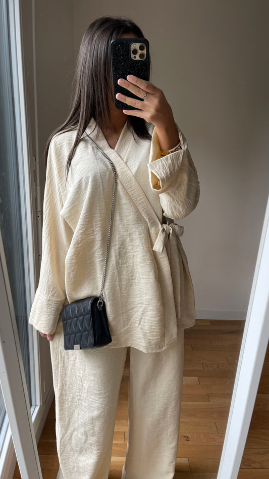 Ensemble faya beige