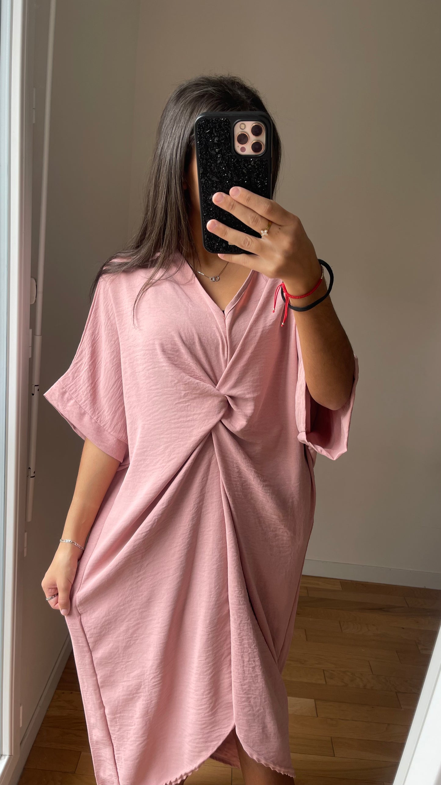 Robe légère rose pale