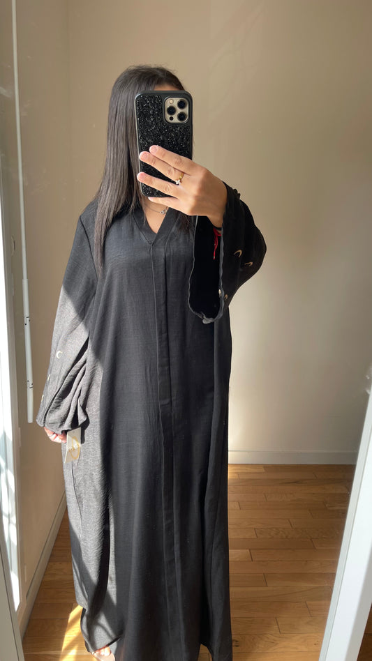 Abaya lune noire